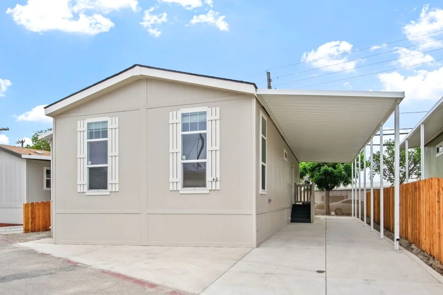 New manufactured home for sale at Modesto Mobile Home Park in Modesto, CA